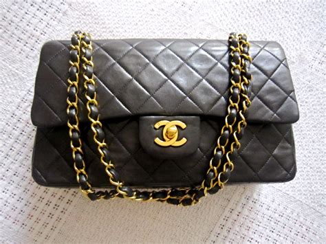 chanel 2.55 black metal